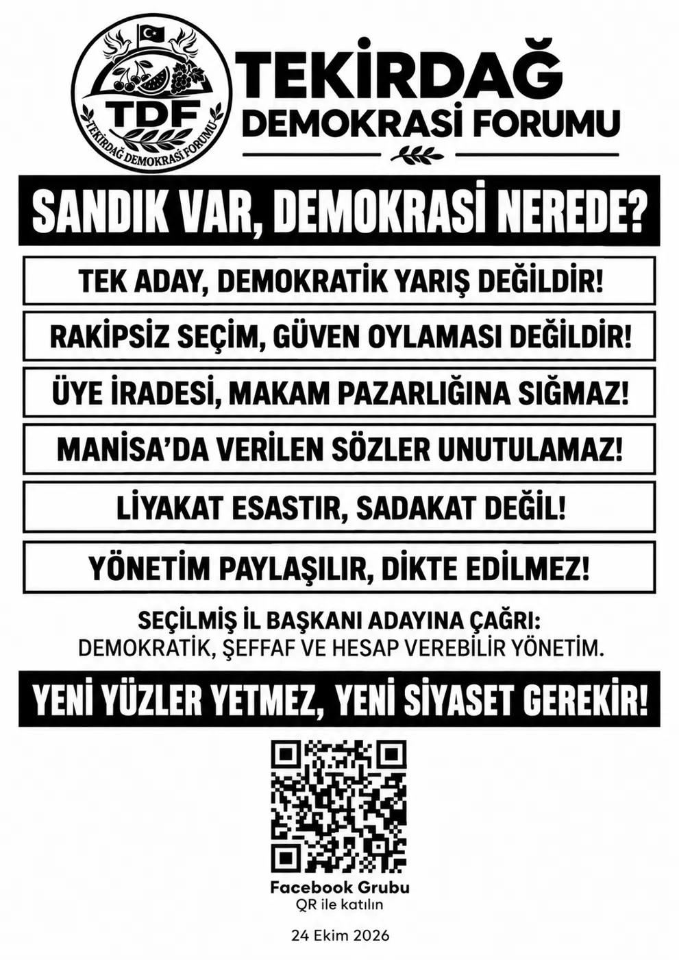 24 Ekim afişi